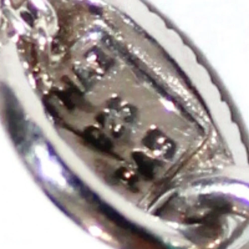 Sterling Silver Faux Turquoise & Marcasite Heart Necklace - Picture 6 of 7